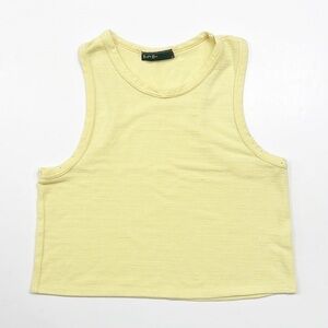 Brit & Bri bright yellow tank top